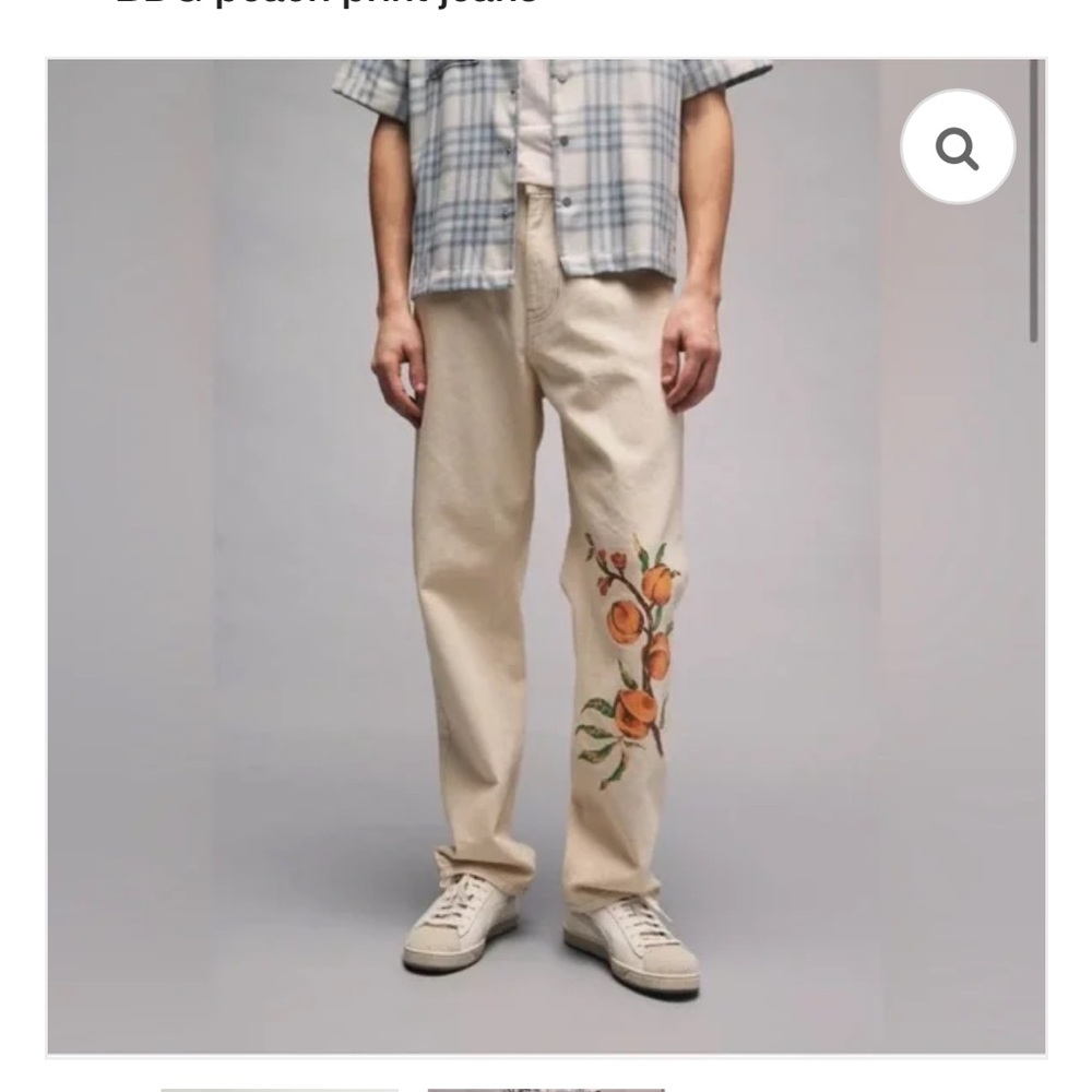 BDG pants with Peach print 🍑